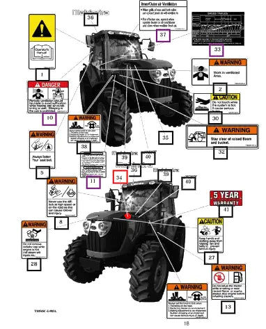 Mahindra Tractor Mark, Ornament(lh/105s) 18769010060 Mahindra Direct Parts