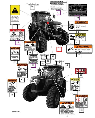 Mahindra Tractor Mark, Ornament(rh/105s) 18769010070 Mahindra Direct Parts