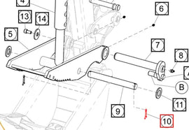 Mahindra Tractor Mechanical Thumb Split Pin 5016113ALO Mahindra Direct Parts