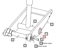 Mahindra Tractor Mechanical Thumb Split Pin 5016113ALO Mahindra Direct Parts