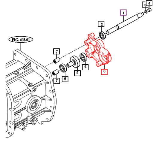 Mahindra Tractor Metal Bearing 12382200200M Mahindra Direct Parts