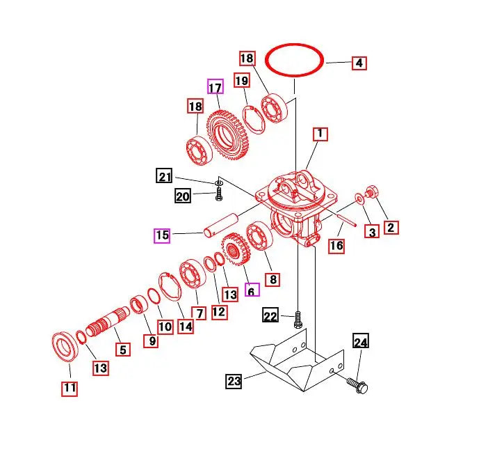 Mahindra Tractor Mid PTO Assembly Mahindra Direct Parts