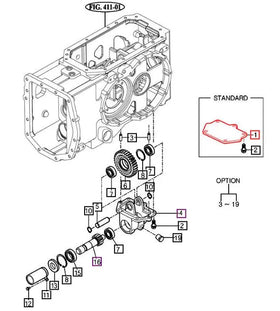 Mahindra Tractor Mid PTO Cover 12382700031GB Mahindra
