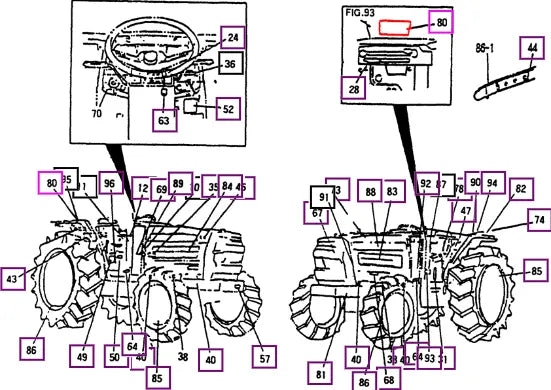 Mahindra Tractor Model Mark(f) - T=0.2 12309040010 Mahindra Direct Parts