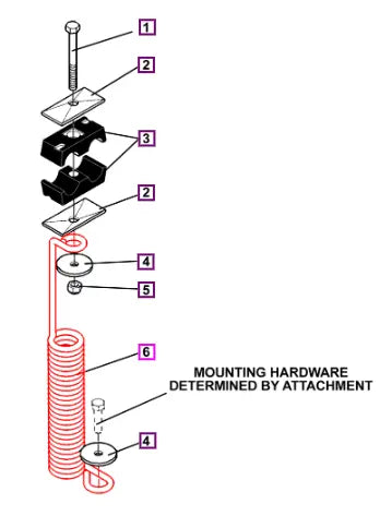 Mahindra Tractor Mounting Spring L1005001198 Mahindra Direct Parts