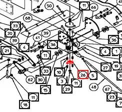 Mahindra Tractor Mower Bearing Flange AME012271 Mahindra Direct Parts