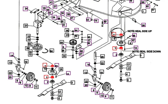Mahindra Tractor Mower Bearings 25mm ART512110 Mahindra Direct Parts