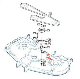 Mahindra Tractor Mower Belt Tensioner Spring 93802000500 Mahindra