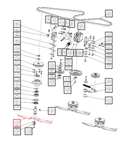 Mahindra Tractor Mower Blade CNSX09D00050N Mahindra Direct Parts
