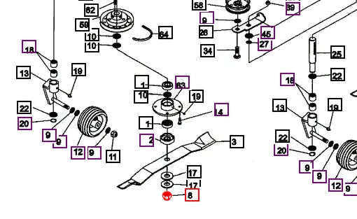 Mahindra Tractor Mower Blade Nut ART350050 Mahindra Direct Parts