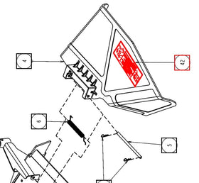 Mahindra Tractor Mower Decal - Objects CNSB01A00420N Mahindra Direct Parts