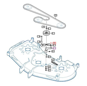 Mahindra Tractor Mower Deck Belt Tensioner Split Pin V5001930020 Mahindra