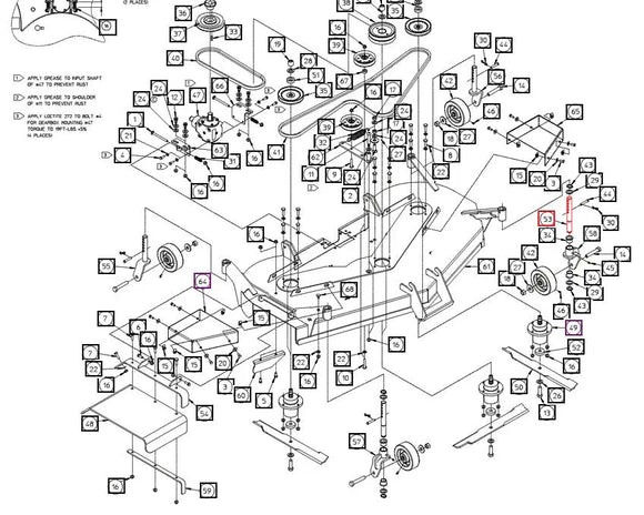 Mahindra Tractor Mower Deck Caster Spindle Shaft Mahindra Direct Parts
