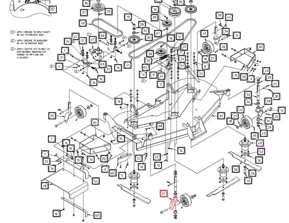 Mahindra Tractor Mower Deck Spindle Yoke Weldment RH Mahindra Direct Parts
