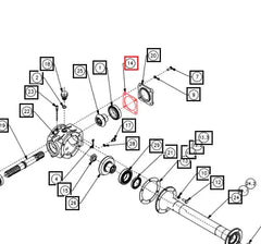 Mahindra Tractor Mower Gasket - Cover Rear CKSG02000020N-FM