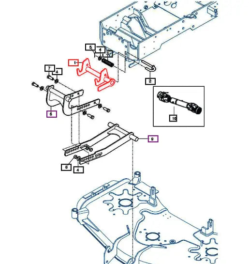 Mahindra Tractor Mower Lock 93801006300GB