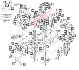 Mahindra Tractor Mower Long Belt NS 1001 & Later AME012762 Mahindra