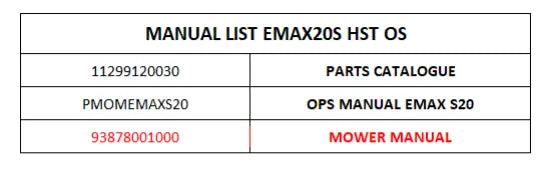 Mahindra Tractor Mower Manual 93878001000 Mahindra Direct Parts