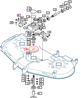 Mahindra Tractor Mower Middle Blade Pulley 94002000100 Mahindra