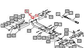 Mahindra Tractor Mower Mounting Latch AME452495 Mahindra Direct Parts