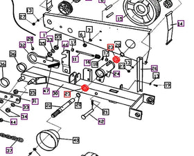 Mahindra Tractor Mower Pulley Shaft Bearing 6207 EBE000006R Mahindra Direct Parts