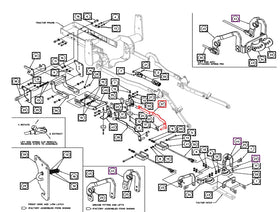 Mahindra Tractor Mower RH Link Weldment AME451820 Mahindra