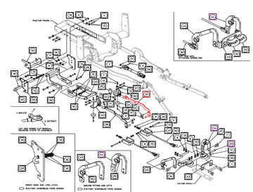 Mahindra Tractor Mower RH Link Weldment AME451820 Mahindra