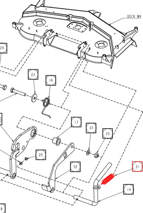 Mahindra Tractor Mower Release Lever Spring CNSB01B00370N Mahindra Direct Parts