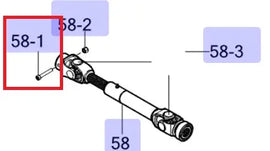 Mahindra Tractor Mower Shear Pin Bolt V2205408050 Mahindra Direct Parts