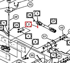 Mahindra Tractor Mower Socket Head Cap Screw, 5/16-18x1.75 AME006793