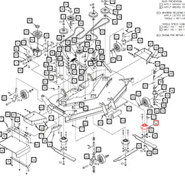 Mahindra Tractor Mower Spindle Assembly AME050012 Mahindra Direct Parts
