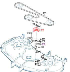 Mahindra Tractor Mower Tensioner Pulley 94002000400 Mahindra