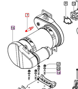 Mahindra Tractor NOx Sensor 006415023D1 Mahindra Direct Parts