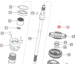 Mahindra Tractor Needle Bearing 000012345P04 Mahindra Direct Parts