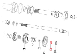 Mahindra Tractor Needle Bearing 000012345P04 Mahindra Direct Parts
