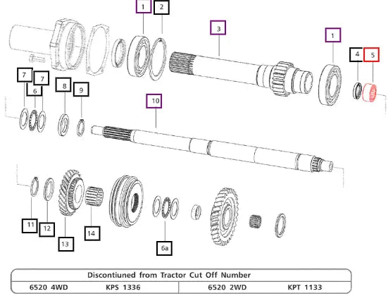 Mahindra Tractor Needle Bearing 000012359P04 Mahindra Direct Parts