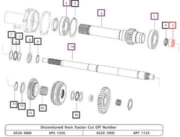 Mahindra Tractor Needle Bearing 000012359P04 Mahindra Direct Parts