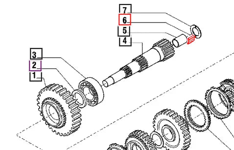 Mahindra Tractor Needle Bearing 006500581C1 Mahindra Direct Parts