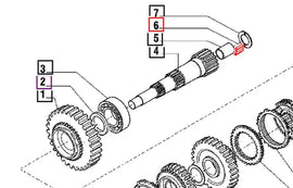 Mahindra Tractor Needle Bearing 006500581C1 Mahindra Direct Parts