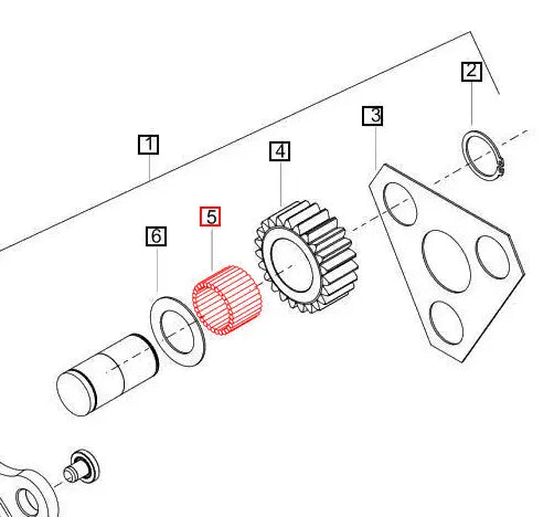 Mahindra Tractor Needle Bearing 006514889U1 Mahindra Direct Parts