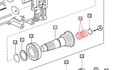 Mahindra Tractor Needle Bearing 14523020010 Mahindra Direct Parts