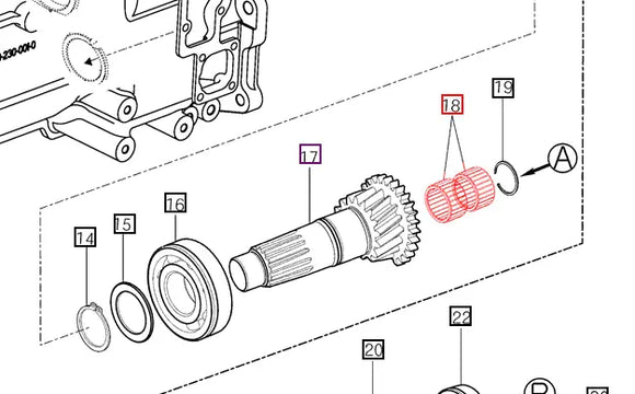 Mahindra Tractor Needle Bearing 14523020010 Mahindra Direct Parts