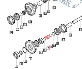 Mahindra Tractor Needle Bearing 15683020010 Mahindra Direct Parts