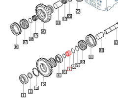 Mahindra Tractor Needle Bearing 15683020010