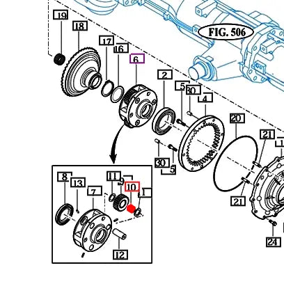 Mahindra Tractor Needle Bearing 15683020010 Mahindra Direct Parts