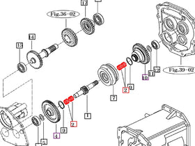 Mahindra Tractor Needle Bearing V6544222617 Mahindra Direct Parts