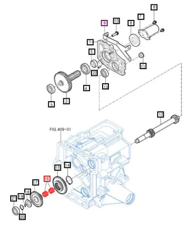 Mahindra Tractor Needle Bearing(cage) V6544253017 Mahindra Direct Parts