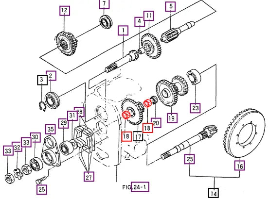 Mahindra Tractor Needle Bearing(cage) (fits On) V6544253013 Mahindra Direct Parts