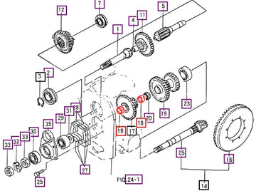 Mahindra Tractor Needle Bearing(cage) (fits On) V6544253013 Mahindra Direct Parts