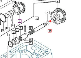 Mahindra Tractor Needle Caged Bearing V6544101410 Mahindra Direct Parts